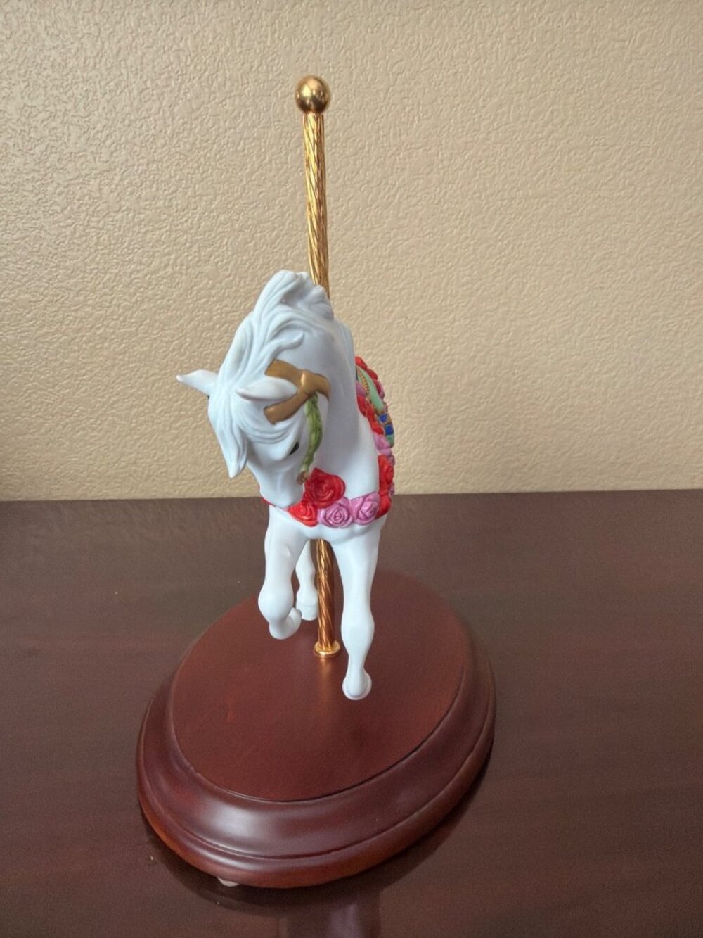 1988 Franklin Mint Carousel Enchantment Lynn Lupetti Porcelain Horse - No Box - Picture 2 of 14